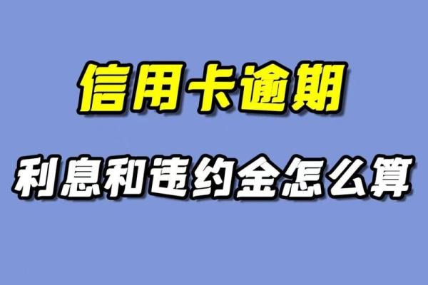 信用卡逾期罚息如何计算及